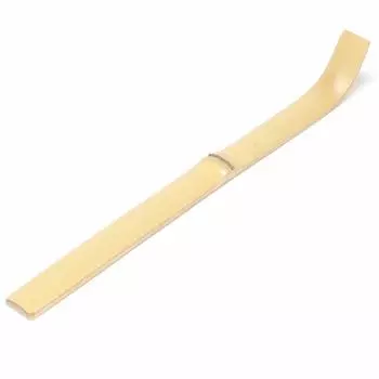 Чайная гнутая ложка для чая Made in Japan [Чайная утварь/Креативный совок] (в среднем)/Грубо (белый бамбук) (толстый толстый)