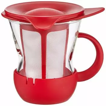 Чайная кружка HARIO на одну чашку, 200 мл, красная OTMH-1R
