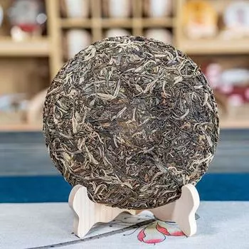 Чайная лепешка Bo He Tang Pu er 357 г. Древние чайные лепешки из дерева Yunnan Yi Wu, чайные листья 357g