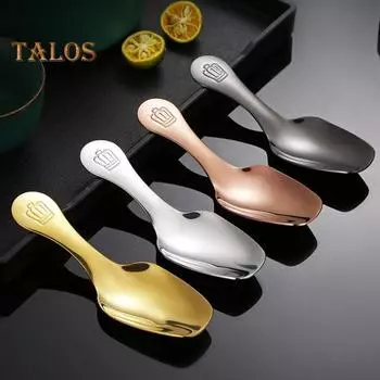 Чайная ложка, пищевая приправа, компактная, практичная, сверхлегкая, кухонная, ресторанная, приправа, ложка для домашнего использования золотистый