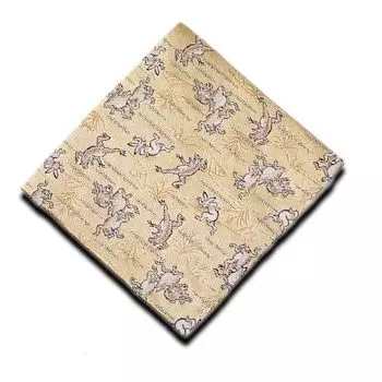 Чайная посуда Old fukusa Chojugiga Beige Fukusa Kobukusa Urasenke