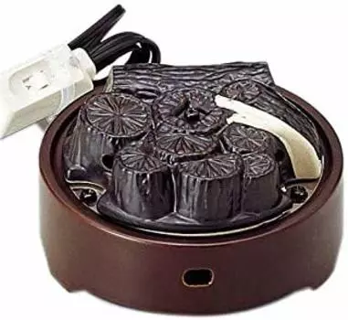 Чайная утварь Электрический угольный нагреватель Yamaki без подставки для печи с переключателем интенсивности Нагреватель типа древесного угля Печь [обратный поток] YU-031