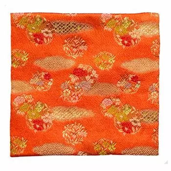 Чайная утварь Окадаэн Древняя ткань для чайной церемонии Человеческий шелк для практики [Ханамару для женщин]