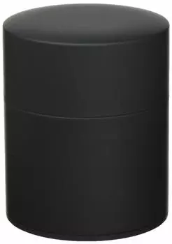 Чайница Nichi Nichi Tools, окрашенная, плоская, 200 г, сталь, сделано в Японии, матово-черная чёрный