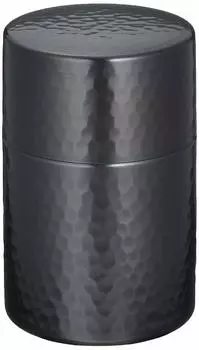 Чайница Shinko Metal с отделкой из черной меди, средней чистоты меди, отделка из черной меди, кованая чайница (Емкость 150 г) БК-106