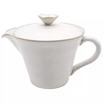 Чайник aito Seisakusho, 280 мл, Ginkaku Setoyaki, можно мыть в посудомоечной машине, можно использовать в микроволновой печи, сделано в Японии 288473 «Hana», прибл. белый