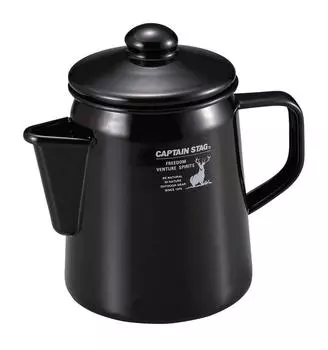 Чайник CAPTAIN STAG эмалированный чайник CS Black Label UH-522 чёрный