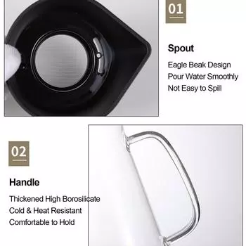 Чайник для холодной экстракции, машина для холодного заваривания, чайник для холодного заваривания кофе, машина для приготовления холодного кофе, стекло прозрачный