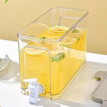 Чайник для холодной воды 3,9 л с краном, холодильник, диспенсер для напитков, бутылка лимона, ведро для прохладной воды, кувшин для напитков, кувшин для сока