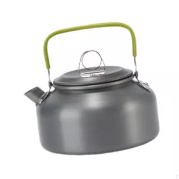 Чайник для кемпинга, кофейник, чайник из алюминиевого сплава для походов по воде у костра 0.8L