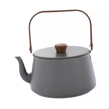 Чайник для кемпинга, кувшин, кухонная утварь, многофункциональный кувшин для воды, чайник для пикника, походов серый