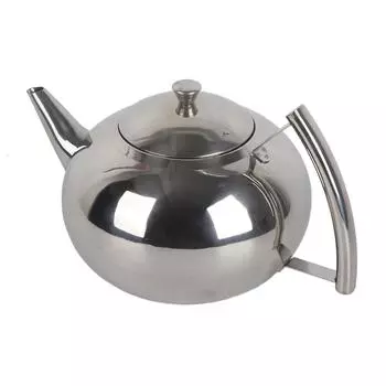 Чайник для кофе из нержавеющей стали 2 л 201 со съемным фильтром для заваривания