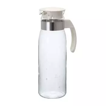 Чайник для ячменного чая HARIO Refrigerator Pot Slim N Off-White 1400 мл, сделанный в Японии, подарочный подарок RPLN-14-OW