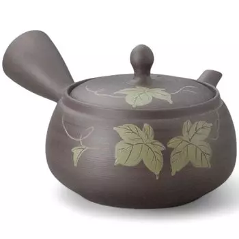 Чайник для зеленого чая Токонамэ с освежающим ситечком, Сделано в Японии J-kitchens Сетка, В комплекте, 390 мл,