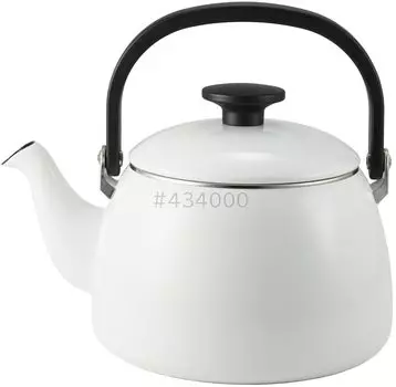 Чайник Fuji Enamel Cotton Plus 2,5 л, белый CTP-2,5 кВт