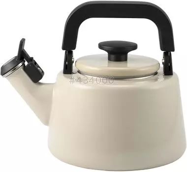 Чайник Fuji Enamel Cotton Plus Whistle Kettle Grey 2.1L CTP-2.1WK.GG