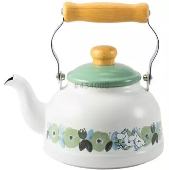 Чайник Fuji Enamel Moomin Flower Garden 1,6 л MTH-1.6K оливковый