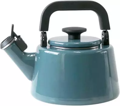 Чайник Fuji Horo со свистком IH, совместимый с хлопком, дымчато-голубой, 2,1 л, CTN-2.1WK.SB
