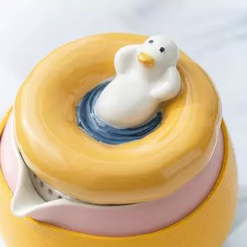 Чайник и набор для приготовления чая. Домашний чайный сервиз. Дорожный чайный сервиз. Портативный чайный сервиз. Подарки друзьям. Подарок на день рождения.