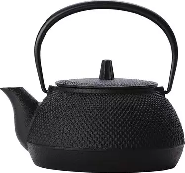 Чайник Iwachu Iron Kettle Black Baked Iron Kettle, чайник двойного назначения, 5 типов, новый, совместимый с Arale IH, 12822, 0,65 л