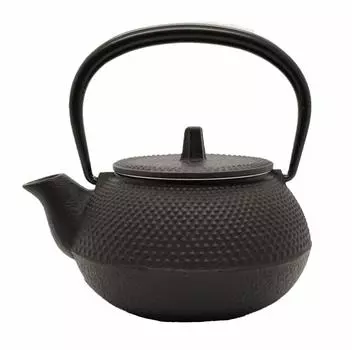 Чайник Iwachu Iron Kettle Teapot 3 Type New Arale Black Baked No Enamel Direct Fireable Nanbu Tekki 12801 0.32L