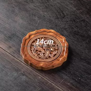 Чайник из цельного дерева со столом для сухого замачивания, бытовой чайник с крышкой, чаша, коврик для чая, небольшой поднос для хранения воды, чайный поднос Style 2