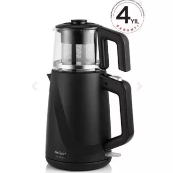 Чайник из черного стекла