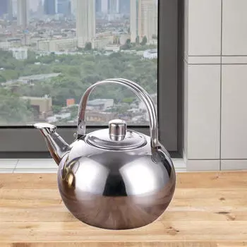 Чайник из нержавеющей стали, чайник на 67 унций, чайник с фильтром, бойлер для воды в походном году