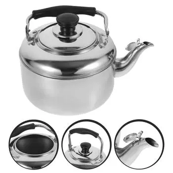 Чайник из нержавеющей стали Чайные электрические чайники Плита Кухонная утварь Плита Водонагреватель Изготовить серебряный