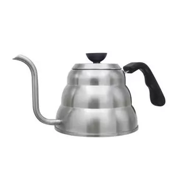 Чайник из нержавеющей стали для чая, кофе, 1/1,2 л, капельный чайник на гибкой шее, чайник 1L