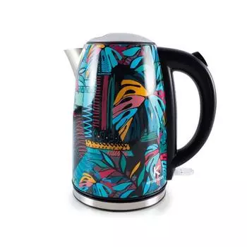 Чайник из нержавеющей стали емкостью 1,7 л с моющимся фильтром от известкового налета Loro Kitchencook