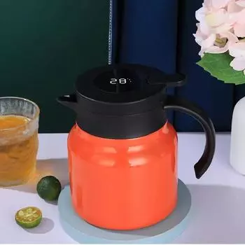 Чайник из нержавеющей стали, интеллектуальное измерение температуры, изоляционный чайник с разделением воды, портативный домашний офис, тушеный чай, посвященный 800ml
