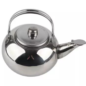 Чайник из нержавеющей стали, изысканный чайник, кофейник с ситечком для чая для домашнего ресторана, 14 см 14cm/5.5in