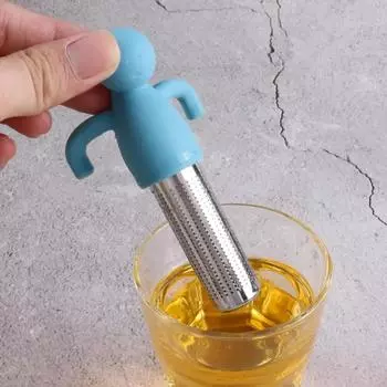 Чайник из нержавеющей стали Кухонный аксессуар Бытовое использование Многоразовые металлические кисти для макияжа Массаж Кухня Столовая Бар Сад серый