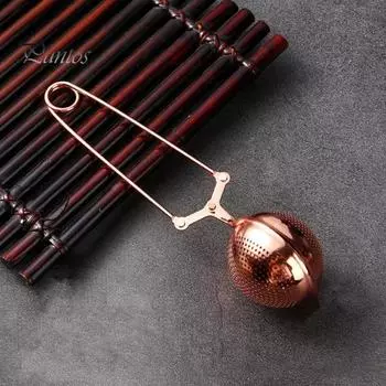 Чайник из нержавеющей стали, легко чистится, заварник для чая, мелкое сверление отверстий, эффективная фильтрация, ситечко для чая серебряный