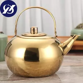 Чайник из нержавеющей стали с ситечком для чая, чайник с заварочным устройством для чая, наборы посуды, чайник, заварочный чайник 14cm серебряный