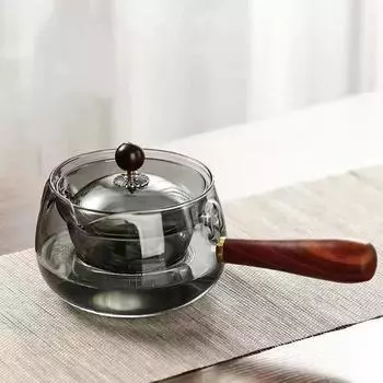 Чайник из термостойкого стекла 500 мл – вращающийся чайник для электромагнитной плиты Teapot