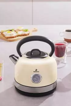 Чайник Karaca Retro 2202 Кремовый 2200 Вт