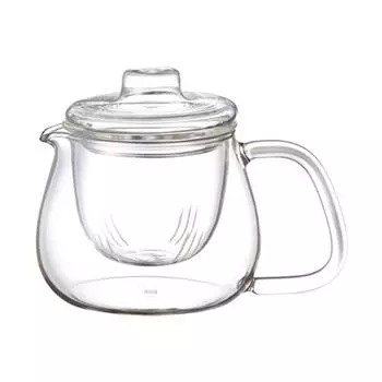 Чайник KINTO UNITEA 450 мл стеклянный, можно мыть в посудомоечной машине, термостойкий, стеклянный, подарочный, 8363