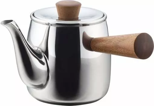 Чайник Miyazaki Seisakusho с чаем, который нельзя открыть, ситечко Kagami, маленькое, обожженное, 0,38 л CHA-1