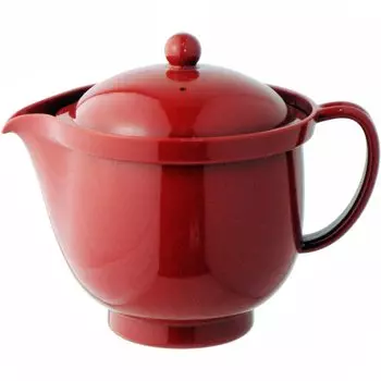 Чайник Nagao Teapot 480 мл, красный, небьющийся пластик, можно мыть в посудомоечной машине, микроволновке, SECCHU, сделано в Японии