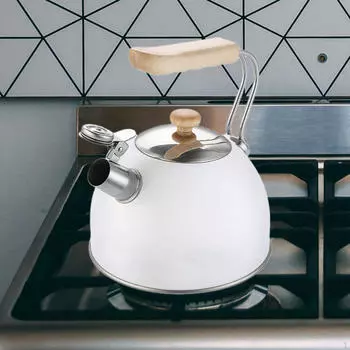 Чайник с громким свистком, 2,5 л, многоцелевые прочные чайники для приготовления чая на плите для дома B