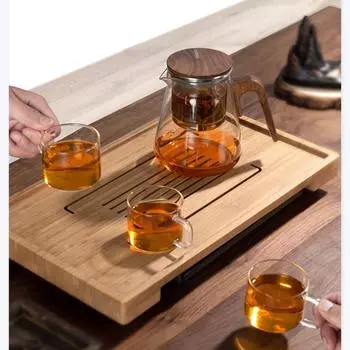 Чайник с магнитной всасыванием и ротационной фильтрацией, 800 мл коричневый