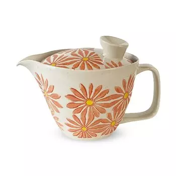 Чайник с ситечком для чая 240 мл на 1-2 персоны, посуда Hasami, сделано в Японии, горшок цвета фрезии S, красный J-kitchens ~ красный