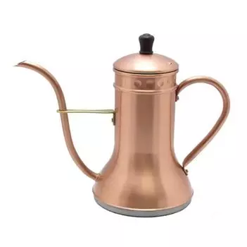 Чайник Shinkoukinzoku IH, совместимый с газом, из чистой меди, кованый чайник, теплопроводность, длительный срок службы, награда за дизайн, антибактериальный эффект, быстрое закипание, бронза бронзовый