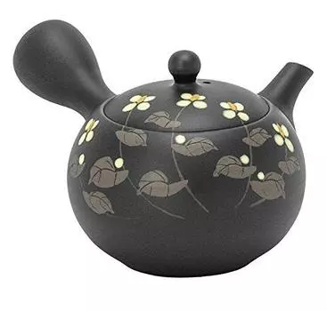 Чайник Tokoname Ware Shokei 12 Black Dode Komaru Dokudami Чайник 210 мл Ceramesh Gyokuro Kabuse Чай Сделано в Японии в штучной упаковке T1595 9-212 No.
