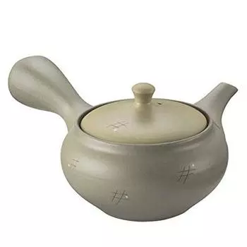 Чайник Tokoname Ware Yamabo 16 Midorinota En Obi Ami Чайник 280 мл Obi Ami, приготовленный на глубоком пару, Bancha Houjicha, Сделано в Японии, в штучной упаковке T1973 2-110 No.
