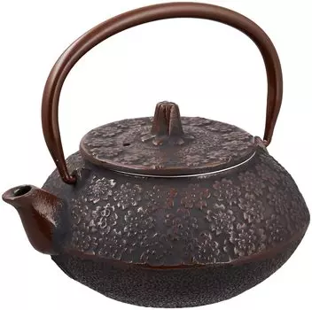 Чайник Tonami Shoten черный круглый Sakura 0,5 л 102-12