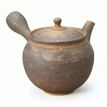 Чайник Yamakiikai Junzo Black Crystal 15 xx Высота 9 см Tokoname Ware M72 9.5 коричневый