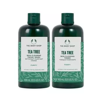 Чайное дерево большой емкости для умывания лица 400 мл + тоник 400 мл набор